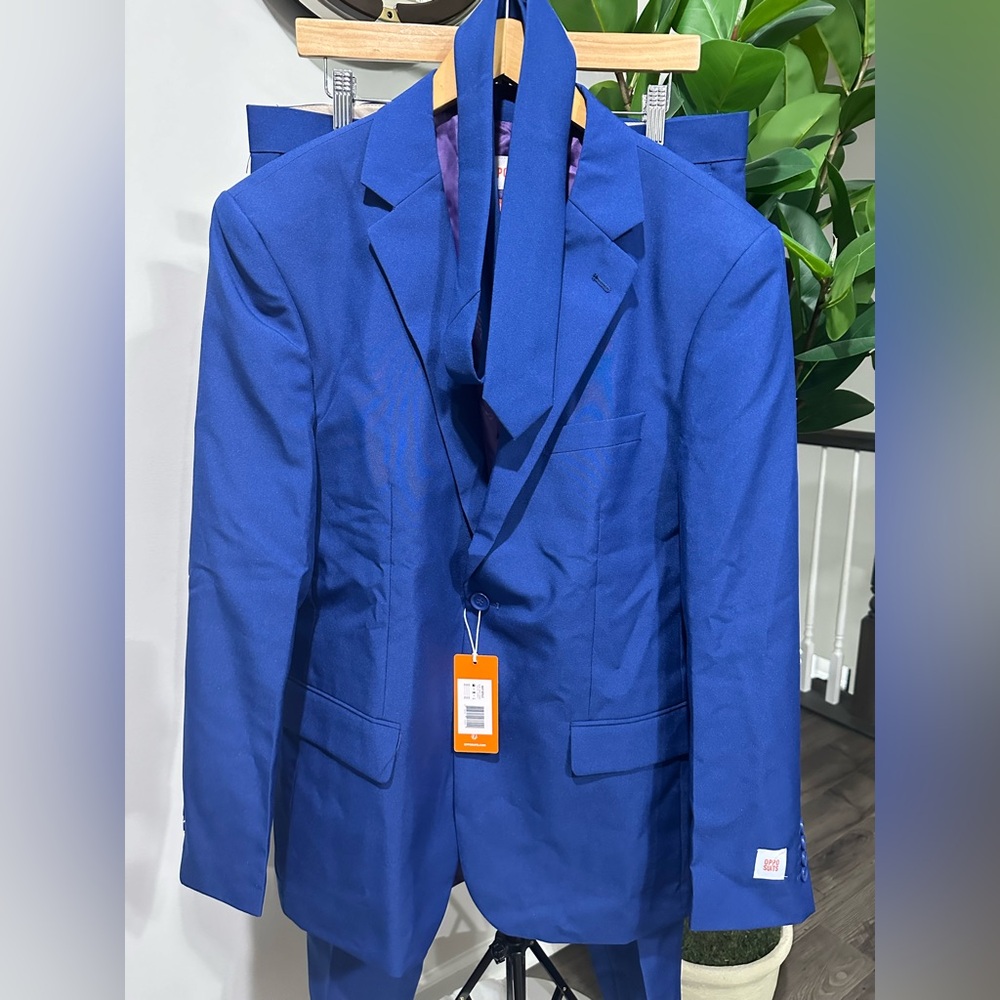 OppoSuits Royal Blue Men's Suit Make Offer!!!